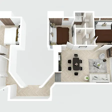 Apartment Harmony Collection Iii 3br 6p Opera Grevin *